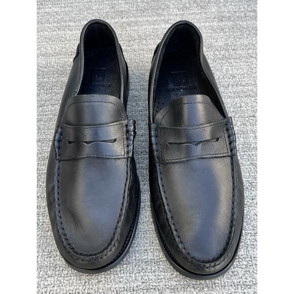 BRUNO MAGLI Michi Moc Toe Black Leather Derby Men\'s Size 10.5 US NEW main image 7